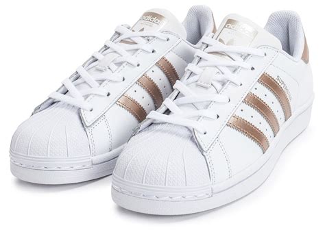 adidas schuhe gold rose silber steifen|adidas superstar kaufen.